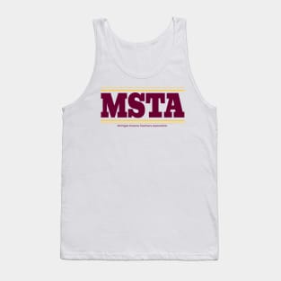 MSTA Old School Mount Pleasant Maroon/Gold Tank Top